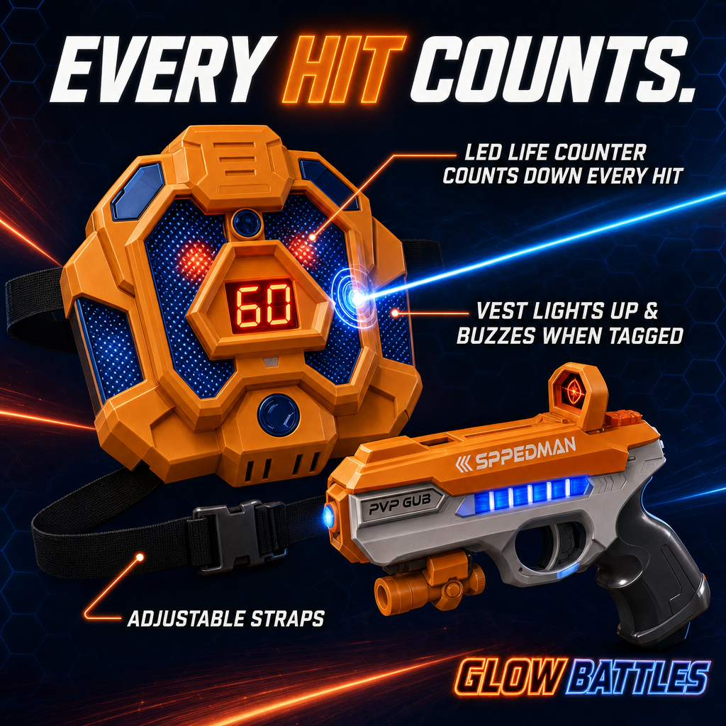 GlowBattles™ Laser Tag Set
