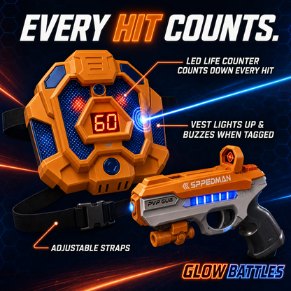 GlowBattles™ Laser Tag Set