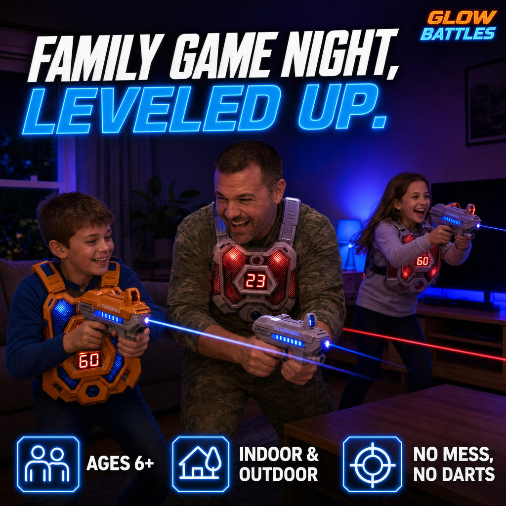 GlowBattles™ Laser Tag Set