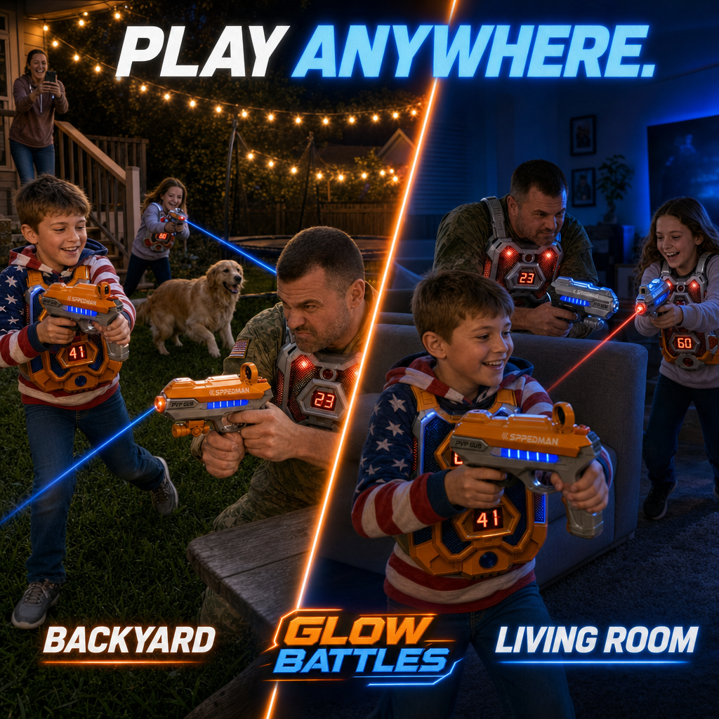 GlowBattles™ Laser Tag Set
